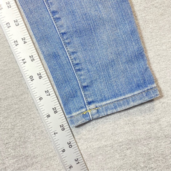 Michael Kors Jeans Womens 4 Blue Izzy Skinny Low Rise Zip Pocket Stretch Denim - Picture 15 of 16